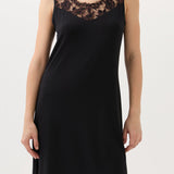 Camasa de noapte premium negru Blackspade DEBORA 51901C