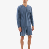 Pijama premium 3 piese albastru Blackspade ANDREAS 40782C