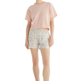 Tricou scurt Dama Blackspade Simona T60552 Bumbac roz