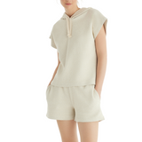 Tricou cu gluga Dama Blackspade Kira T60554 Bumbac