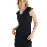 Pijama scurta Dama premium Blackspade Catia A51802 Micromodal