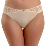 Chilot brazilian microfibra si dantela CATRINA S0487NO bej