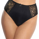 Chilot brazilian inalt Negru CATY S1799