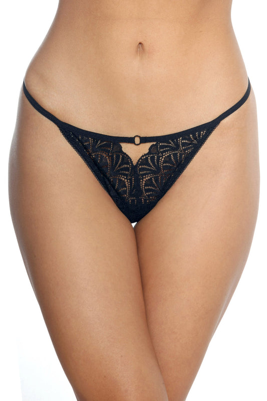 Chilot brazilian spagheta Negru CATY S1786