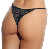 Chilot brazilian spagheta Negru CATY S1786