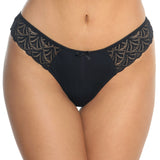 Chilot tanga Negru CATY S1785