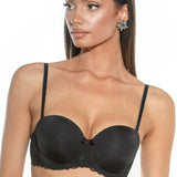 Sutien Balconet microfibra CATY negru R1635