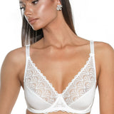 Sutien clasic neburetat alb CATY R1638