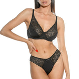 Sutien clasic negru neburetat CATY R1638
