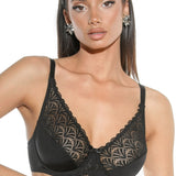 Sutien clasic negru neburetat CATY R1638