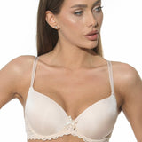 CATY R1634 nude low-cut soft cup bra