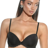 Sutien push-up negru CATY R1633
