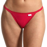 Chilot tanga bumbac CECILIA S1792 roșu