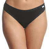 Chilot brazilian bumbac Negru CECILIA S1794