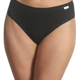Chilot brazilian talie inalta bumbac Negru CECILIA S1795