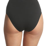 Chilot clasic talie inalta bumbac Negru CECILIA S1798