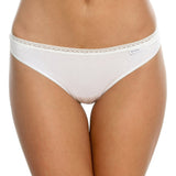 Chilot tanga bumbac Alb CECILIA S1791