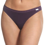 Chilot tanga bumbac Mov CECILIA S1791