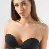Sutien de baie balconette cu bretele detașabile Easy Black DR685