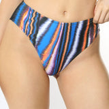 Slip de baie brazilian inalt Kampala imprimeu exotic DS660