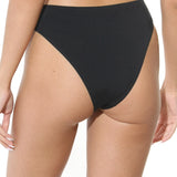 Slip de baie brazilian talie înaltă Easy Black DS681