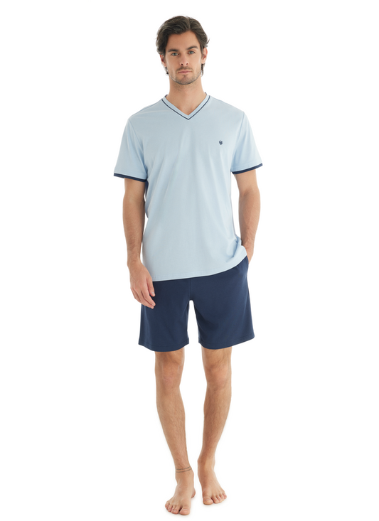 Pijama Barbati premium Blackspade Darius UA40713 Bumbac si Modal