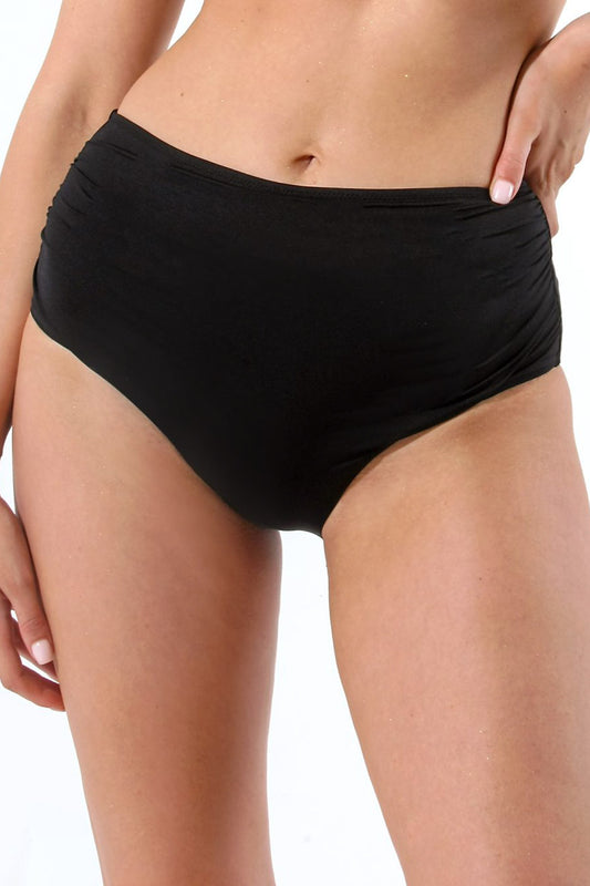 Slip de baie talie înaltă Easy Black DS685