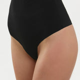 Chilot modelator tanga, talie inalta LUCY S1512N negru