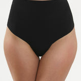 Chilot modelator tanga, talie inalta LUCY S1512N negru