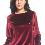 Ofelia burgundy sweatshirt AB017