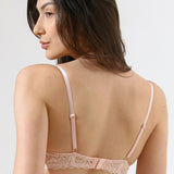 Sutien cu cupa graduata roz KATE R1696