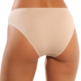 Set 3 buc chiloti clasici din bumbac nude CAMI S0837