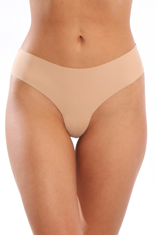 Chiloti tanga fara cusaturi nude LUCIA S1458NJ