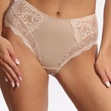 Classic cotton and lace pantyhose FIONA S1507