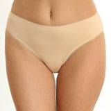 Chilot clasic din bumbac bej ADELIA S1556