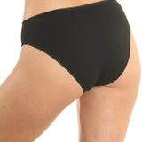 Chilot clasic din bumbac negru ADELIA S1556