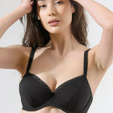 Sutien cu cupa soft negru ELLA R1693