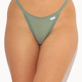 Chilot tanga bumbac Kaki CECILIA S1792