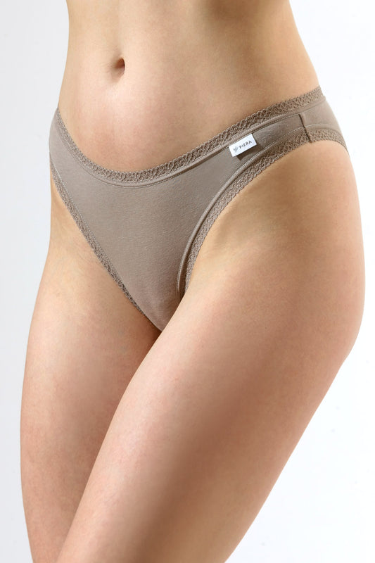 Chilot clasic îngust brun CECILIA S1796