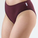 Set 3 chiloti clasici burgundy CECILIA S1797