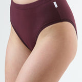 Set 3 chiloti clasici burgundy CECILIA S1798