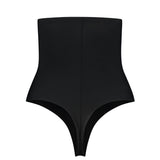 Tanga modelatort Sculpting talie înaltă Negru SCPHWT