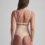 Tanga modelatort Sculpting talie înaltă Bej SCPHWT