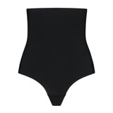 Tanga modelatort Sculpting talie înaltă Negru SCPHWT