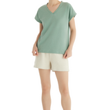 Tricou Dama Blackspade Simona T60553 Bumbac verde