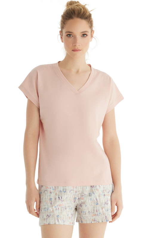 Tricou Dama  Blackspade Simona T60553  Bumbac roz