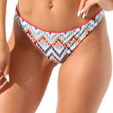 Slip de baie brazilian reversibil Tonga Geometric DS615