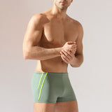 Boxer de baie Kaki din microfibra MAORI UD093V