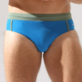 Slip de baie barbati albastru-kaki NELSON UD096
