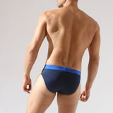 Slip de baie barbati bleumarin-albastru NELSON UD096